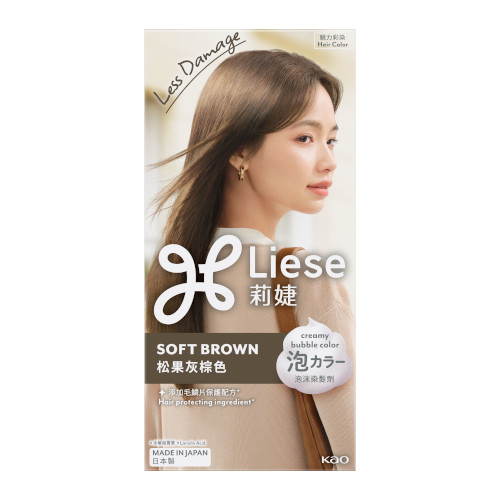 Kao - Liese Creamy Bubble Color  - 1 Box - Soft Brown von Kao