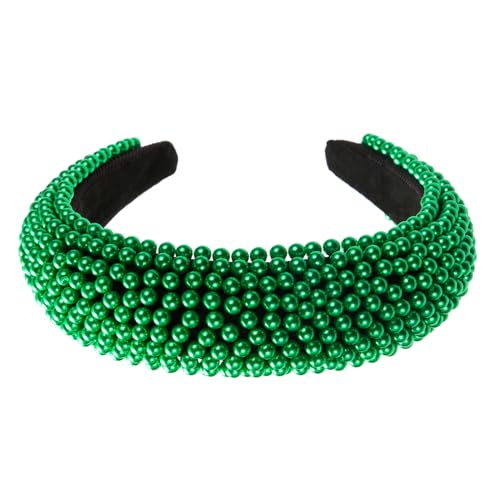 Barockes Haarband mit Schwamm, Festival-Stirnband, Totenkopf-Oberteil, Haarreifen für Damen und Mädchen, Patrick's Day Dekor, elegantes und stilvolles Haarband von Kaohxzklcn