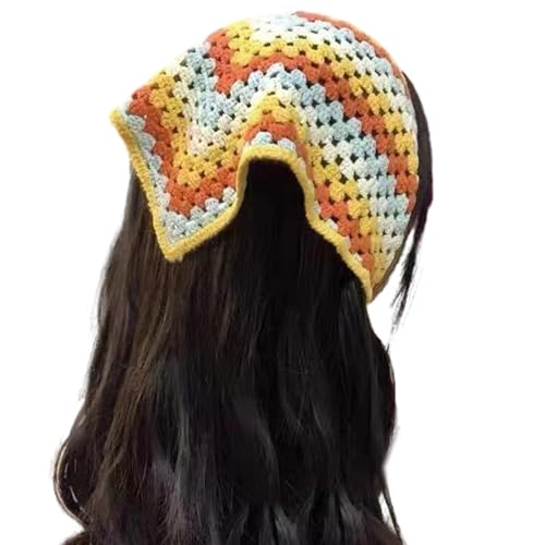 Damen-Haarband mit Blumenmuster, Bohemia, aufwändiges Kopftuch, Turban-Bandanas, Haarband für den Urlaub, Kopfwickel für schwarze Frauen von Kaohxzklcn