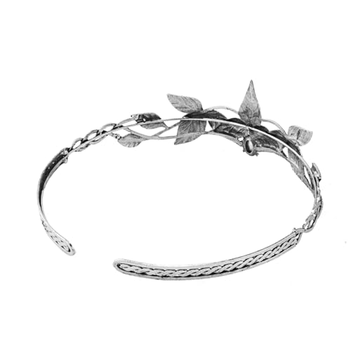 Elegantes griechisches Barock-Stirnband mit Blättern, für Mädchen, Modell, modische Aufführungen, Show, Hochzeit, Party, Schmuck, griechische Stirnbänder für Damen, Halloween, grüne Stirnbänder für von Kaohxzklcn