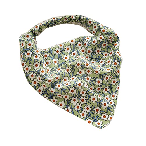 Floral Hair Bandanas Kopftuch Frauen Haarschal Niedliches Blumenmuster Stirnband Vintage Kopfbedeckung Kopftuch für Mädchen Floral Hair Bandanas Kopftuch Kopftuch Kopftuch Stirnbänder für Frauen von Kaohxzklcn