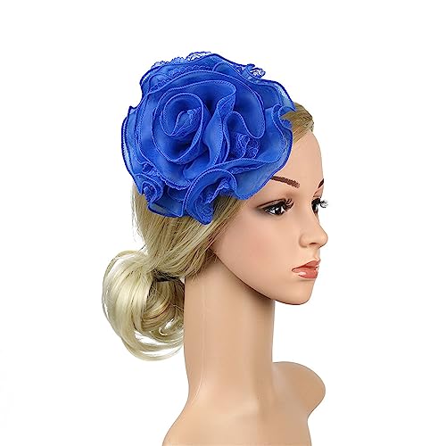 Garn-Stirnband für Damen mit übergroßer Blume, zarte Stirnbänder, Anti-Rutsch-Stirnbänder, süße Haarbänder, Abschlussballzubehör, Blumenstirnbänder für Damen, Blumenstirnbänder für Damen, von Kaohxzklcn