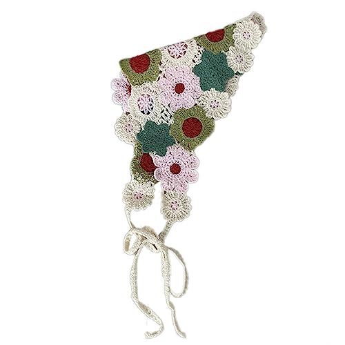 Gestricktes hohles Blumen-Stirnband, multifunktionales Haarband, Dekoration, Haushaltsbedarf für Erwachsene, Frauen, weiblicher Haushalt, elegantes Stirnband von Kaohxzklcn