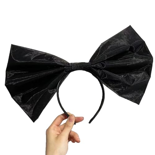 Große Schleife Haarband Haarnadel übergroßes Stirnband Damen Mädchen Haarbänder Zubehör Elegant Schmetterling Zubehör Party Ornamente von Kaohxzklcn