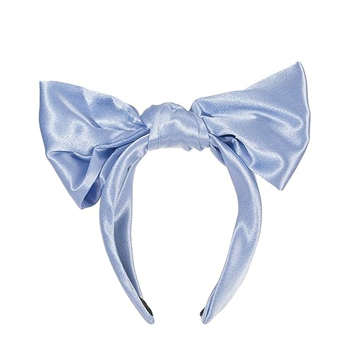 Haarband mit großer Schleife für Damen und Mädchen, modisches Satin-Haarband für Weihnachten, Party, schöner Kopfschmuck für Erwachsene und Kinder, lustiger Kopfschmuck, Haarschmuck von Kaohxzklcn