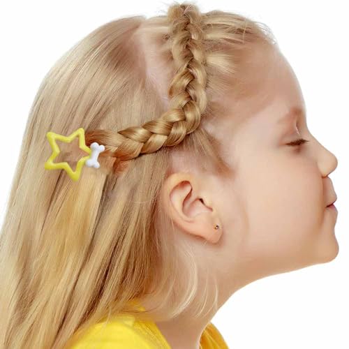 InsStyle Haarspange für Mädchen, Fünfpunkt-Stern, Haarspangen, Seitenclip, Tierhaarnadel, Haarstyling-Werkzeug, modische Haarspange von Kaohxzklcn