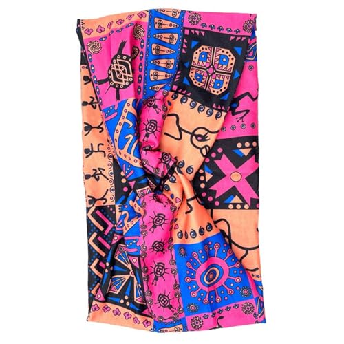 Kaohxzklcn Gemusterte Stirnbänder, Bohemia, geknotet, breites Haarband für Damen, weiche Bandanas, Knoten, Haar-Accessoires von Kaohxzklcn