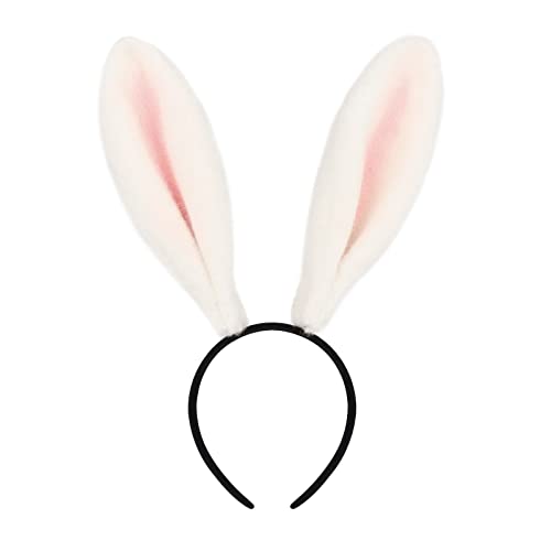 Kaohxzklcn Waschendes Gesicht, Stirnband, Ohr, Haarreif, Plüsch, Party, Kopfschmuck, Ostern, Party, Cosplay, Kostüm, Unisex, Plüsch-Stirnbänder für Damen, zum Waschen des Gesichts, Plüsch-Stirnbänder von Kaohxzklcn