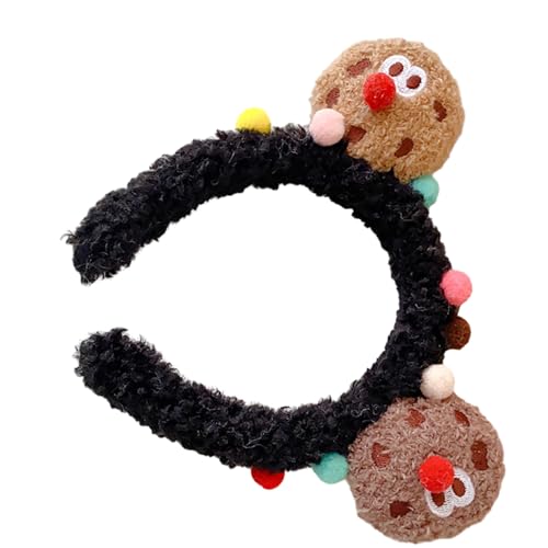 Lustiges Cartoon-Haarband, niedliches 3D-Plüsch-Cartoon-Haarreif, flauschiges pelziges Haarband, Haar-Accessoires, Make-up-Kopfschmuck, auffälliges Stirnband von Kaohxzklcn