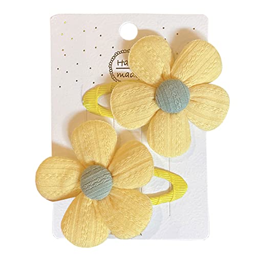 Mädchen-Haarspange mit Blumen-Motiv, für Frühling, Sommer, Kopfbedeckung für Damen, Geburtstag, Party, Camping, Einkaufen, rutschfeste Haarnadel, Haarspange für Damen, dünnes Haar, Haarspange für von Kaohxzklcn