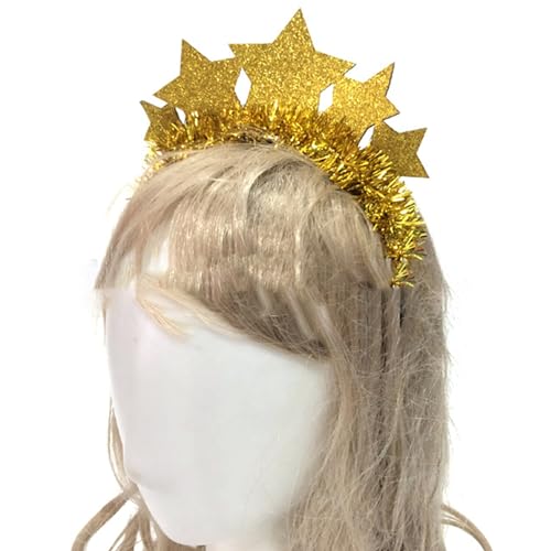 Neujahrs-Stirnband, niedliches Stirnband, Pailletten-Stirnband für Damen, Mädchen, Kinder, Haarschmuck von Kaohxzklcn