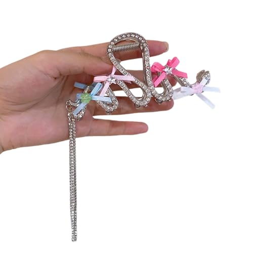 Quasten Haarspangen Metall Haarspangen Strass Haarklammern Hohl Haarspangen Niedlich Haarschmuck Clips Strass Haarspangen für Frauen von Kaohxzklcn