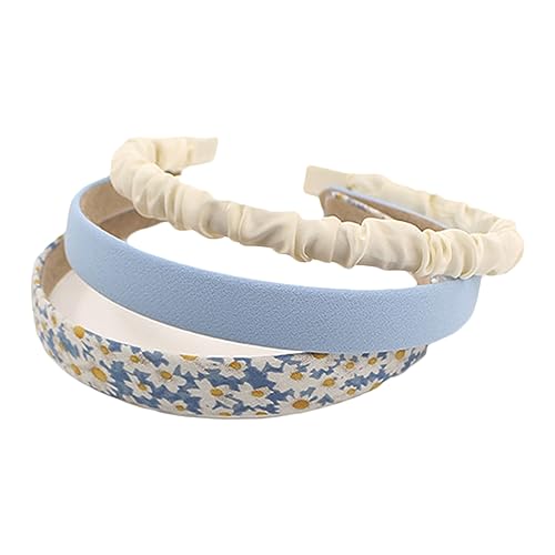 Stirnband für Frauen mit Blumenmuster, rutschfeste Stirnbänder, süße Haarbänder, Geschenk, Haarbedarf, Barock-Stirnband, Hochzeit, Barock-Stirnbänder für Frauen von Kaohxzklcn