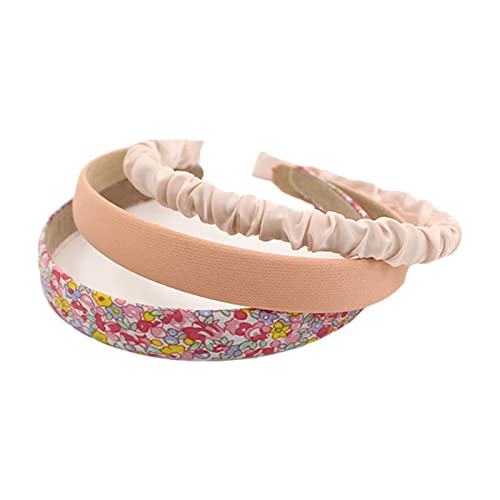 Stirnband für Frauen mit Blumenmuster, rutschfeste Stirnbänder, süße Haarbänder, Geschenk, Haarbedarf, Barock-Stirnband, Hochzeit, Barock-Stirnbänder für Frauen von Kaohxzklcn