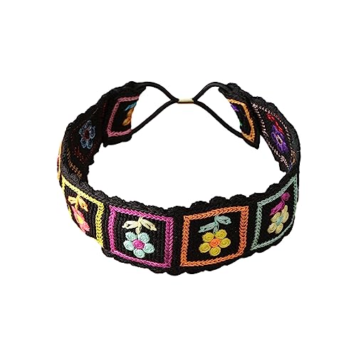 Weiches Damen-Haarband mit Blumenmuster, exquisites handgewebtes Stirnband, Bandana, Haarband für Urlaub, Stirnband, Bandana von Kaohxzklcn