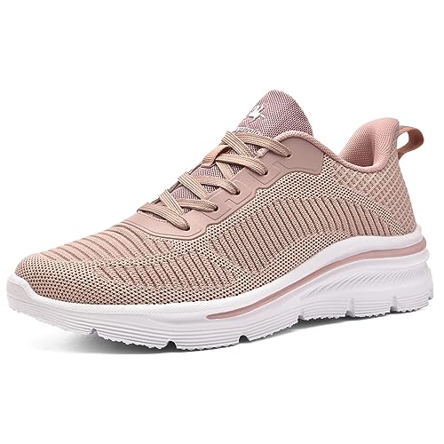 Kaopabolo Straßenlaufschuhe Damen Laufschuhe Turnschuhe Sneakers Leichtgewichts Atmungsaktiv Sportschuhe Walkingschuhe Freizeitschuhe für Outdoor Fitness Rosa 36 von Kaopabolo