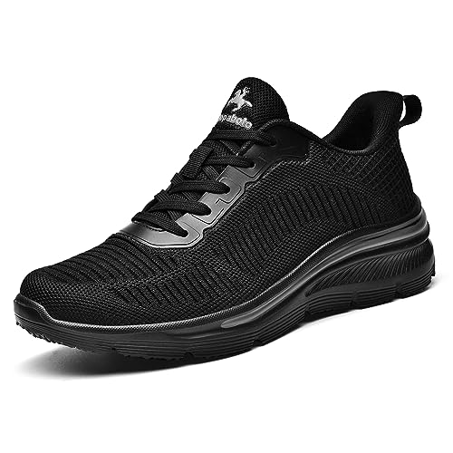 Kaopabolo Straßenlaufschuhe Damen Laufschuhe Turnschuhe Sneakers Leichtgewichts Atmungsaktiv Sportschuhe Walkingschuhe Freizeitschuhe für Outdoor Fitness Schwarz 36 von Kaopabolo