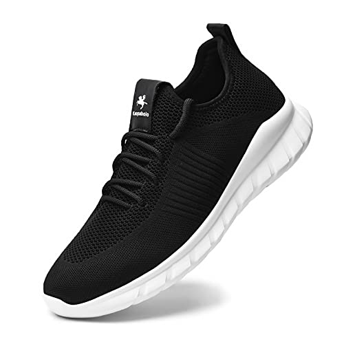 Kaopabolo Turnschuhe Damen Herren Leichtgewichts Atmungsaktiv Sportschuhe Sneaker Damen Herren Laufschuhe Freizeitschuhe für Outdoor Fitness Sporthalle Schwar 45 von Kaopabolo