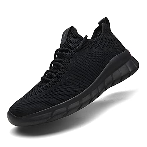 Kaopabolo Turnschuhe Damen Herren Leichtgewichts Atmungsaktiv Sportschuhe Sneaker Laufschuhe Walkingschuhe für Outdoor Fitness Sporthalle schwarz 39 von Kaopabolo