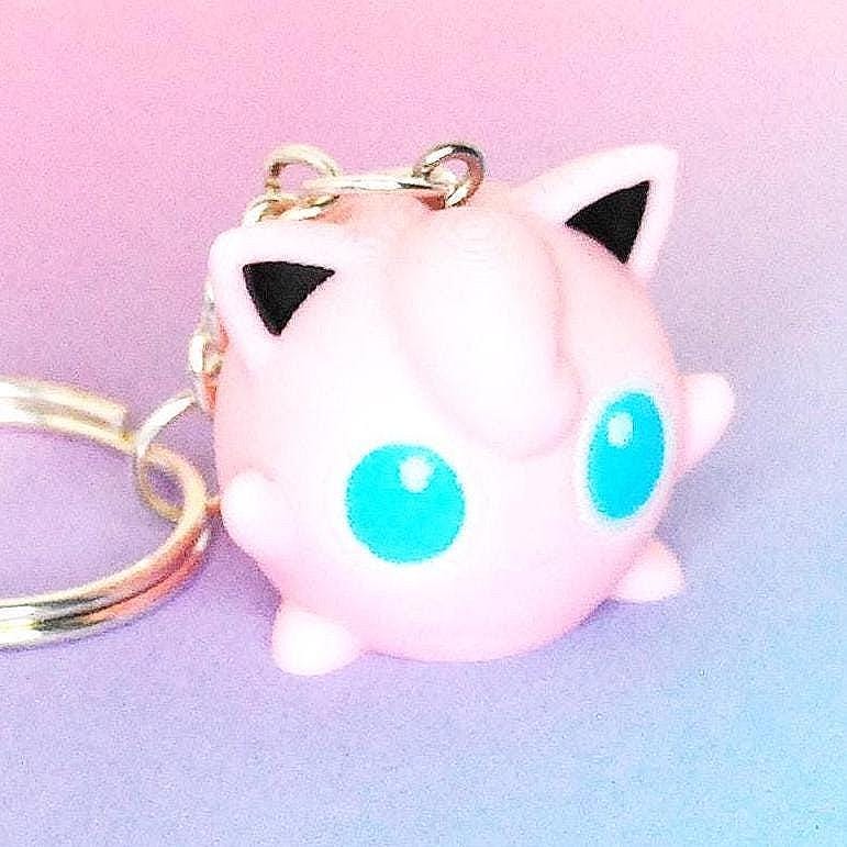 Pummeluff Handgefertigter 3D Druck Chibi-Schlüsselanhänger, Videospielfigur, Retro-Geschenk Monster von KaosKimsThings