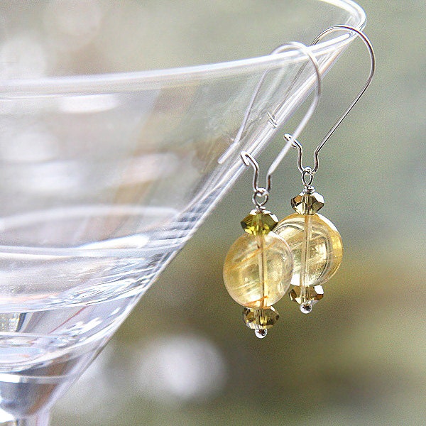 Urlaub Gelbe Citrin Ohrringe Rohe Peridot Edelstein Geburtsstein Draht Gewickelt Sterling Silber Edelstein Urlaub Gelbe Citrin Ohrringe Rohe Peridot Edelstein Geburtsstein Draht Gewickelt Sterling Silber Edelstein von KapKaDesign