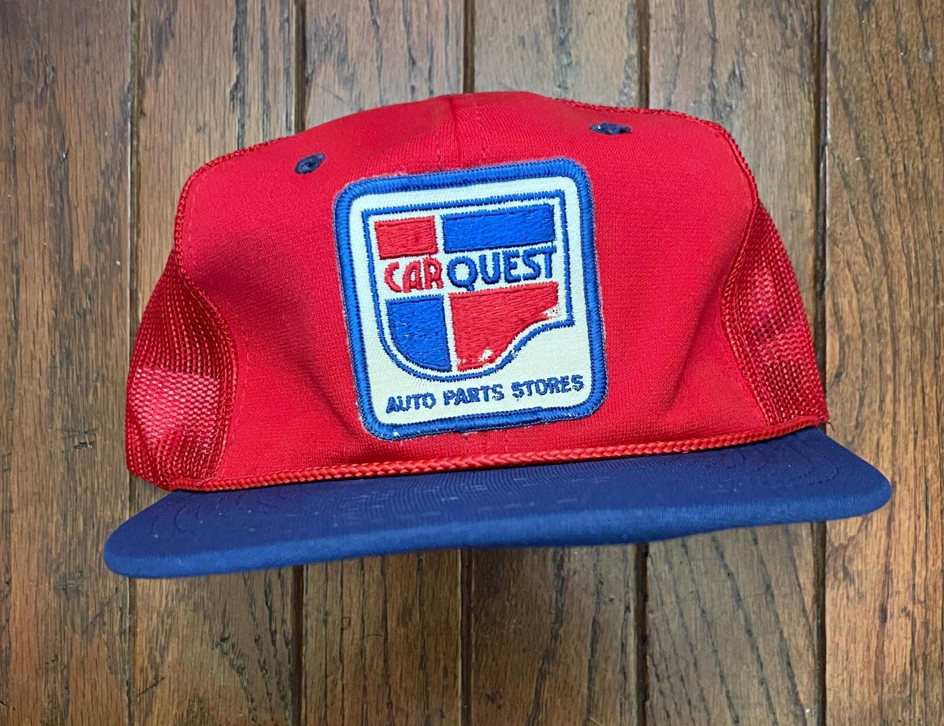 Vintage Carquest Autoteile Trucker Hat Snapback Baseball Cap Patch von KapKingdom