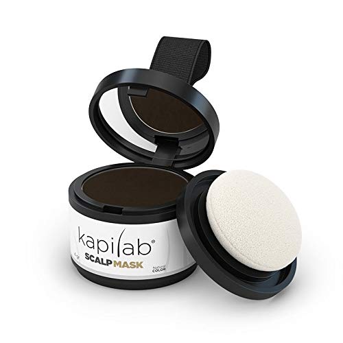Kapilab Scalp Mask Ansatzpuder 4 g - Dunkel Braun - Kaschiert dünnes Haar bei der ersten Anwendung - Haar Concealer für Männer und Frauen - wasserfestes Haar Make-up Kapilab Scalp Mask Ansatzpuder 4 g - Dunkel Braun - Kaschiert dünnes Haar bei der ersten Anwendung - Haar Concealer für Männer und Frauen - wasserfestes Haar Make-up von Kapilab