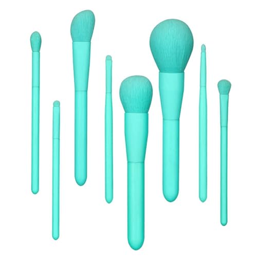 8-teiliges professionelles Make-up-Pinsel-Set, Nylon, natürlicher Lidschatten, flexibles Kosmetik-Werkzeug-Set von Kapmore