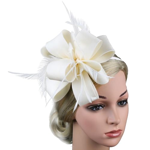 Vintage-Haarspange und Stirnband-Fascinator: leichte, modische Schleifenverzierung von Kapmore