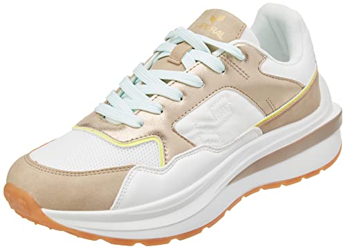 Kaporal Damen Clipper Sneaker, Beige Multi, 41 EU von KAPORAL