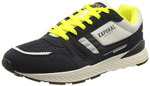 Kaporal Herren Balir Sneaker, Marine Jaune Fluo, 40 EU von KAPORAL