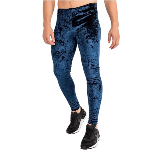 Kapow Meggings: Deluxe Samt-Leggings für Männer - Ideal für Mode, Streetwear, Festivals, Partys, das Zusammensein mit Freunden und entspannte Stunden zu Hause. Perfekt für modebewusste Herren von Kapow Meggings