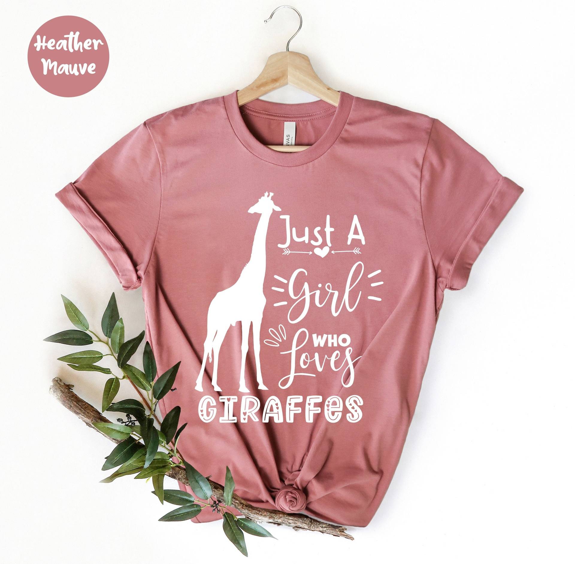 Nur Ein Mädchen, Das Giraffen Liebt, Tierliebhaber-Geschenk, Niedliches Giraffen-Geschenk, Safari-Shirt, Giraffen-Grafik, Tierliebhaber-Shirt von KappClass