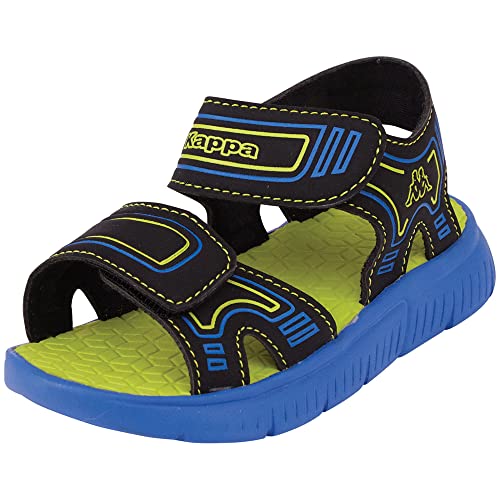 Kappa Jungen Unisex Kinder STYLECODE: 260887K Kaleo K Sandale, Blue/Black, 25 EU von Kappa