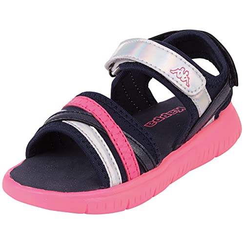 Kappa Jungen Unisex Kinder STYLECODE: 261027K KIRANA K Sandale, Navy/FreakyPink, 25 EU von Kappa