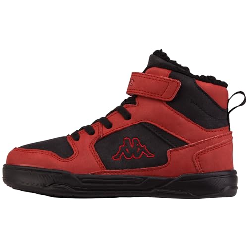 Kappa Unisex Kinder Stylecode: 261071k Lineup Fur K Sneaker, Red Black, 34 EU von Kappa