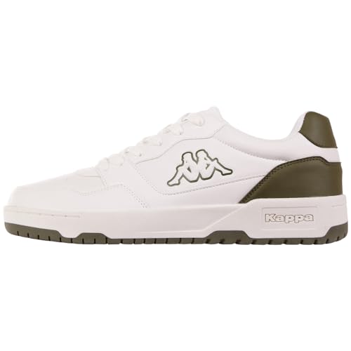 Kappa Deutschland STYLECODE: 243323MF Broome Low MF Unisex Sneaker, White/Army, 36 EU von Kappa Deutschland