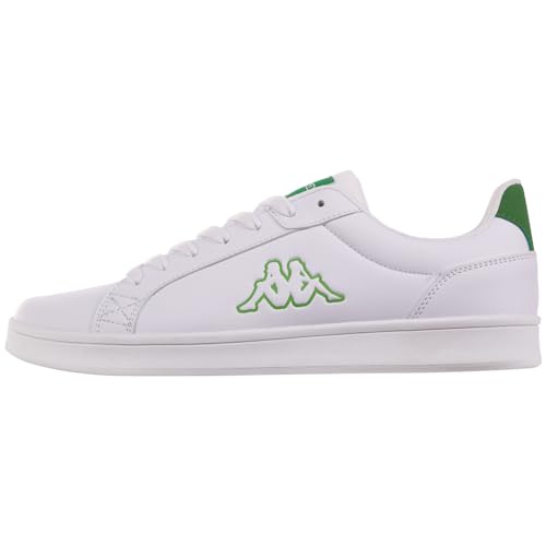 Kappa Deutschland STYLECODE: 243352 KELFORD Unisex Sneaker, White/Green, 36 EU von Kappa Deutschland