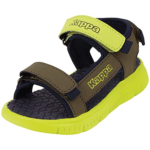 Kappa KANA MF Kids Sandale, Lime/Army, 31 EU von Kappa