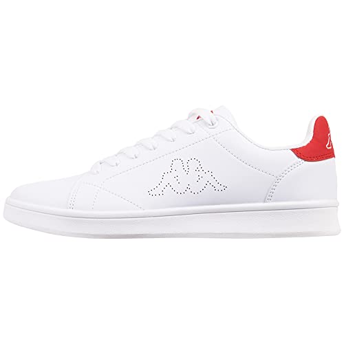 Kappa Unisex STYLECODE: 243049 Limit Sneaker, White/Red, 43 EU von Kappa