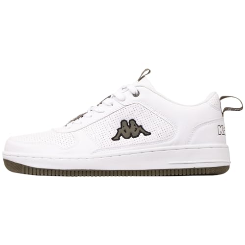 Kappa Deutschland Unisex STYLECODE: 243180 FOGO Sneaker, White/Army, 36 EU von Kappa Deutschland