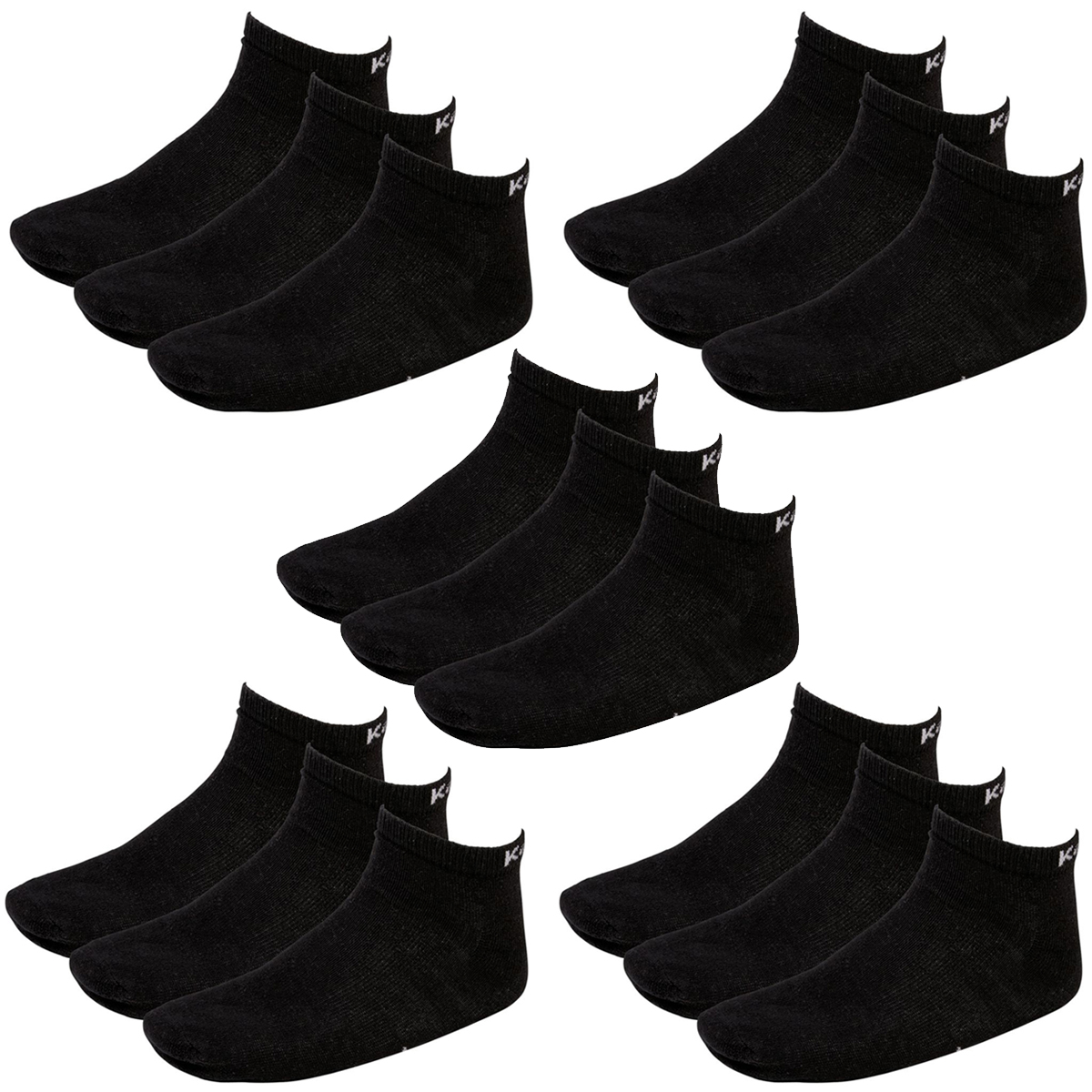 15 Paar Kappa 704275 Sneaker Socken Gr. 35 - 46 Unisex Kurzsocke 15 Paar Kappa 704275 Sneaker Socken Gr. 35 - 46 Unisex Kurzsocke von Kappa