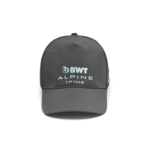 Kappa Apovi BWT Alpine F1 Team Offizielle Kappe Formel 1 – Grau, grau, One size von Kappa