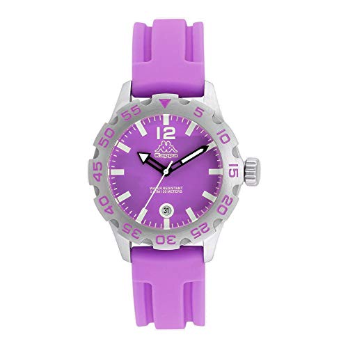 KAPPA Damen Analog Quarz Uhr mit Gummi Armband KP-1401L-C von Kappa