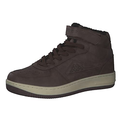 Kappa Unisex Sneaker BASH MID FUR 242799 Brown/Offwhite 39 von Kappa
