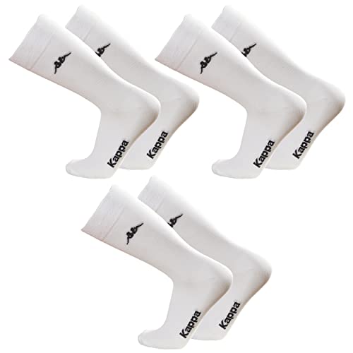 Kappa 3 Paar kurze Socken aus schottischem Garn Unisex, 2221_1-1,2-233, Weiß, 2221_1-1,2-233 L von Kappa