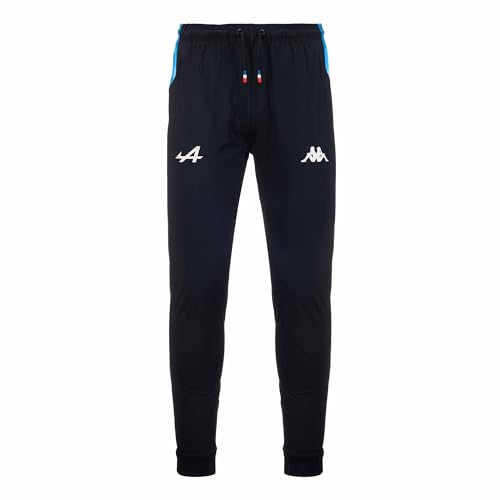 Kappa - Adric BWT Alpine F1 Team 2024 Herrenhose, Schwarz, Blau, Rosa, L von Kappa