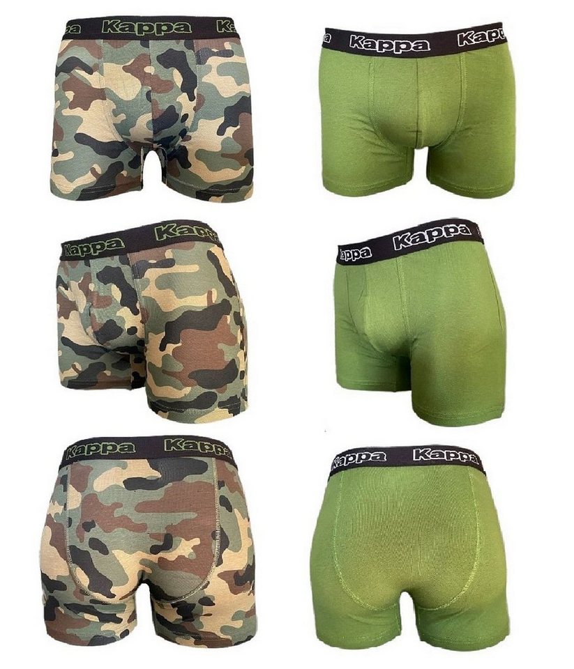 Kappa Boxershorts Kappa Herren Boxershorts 2er-Pack Camouflage u. Grün Größe: L von Kappa