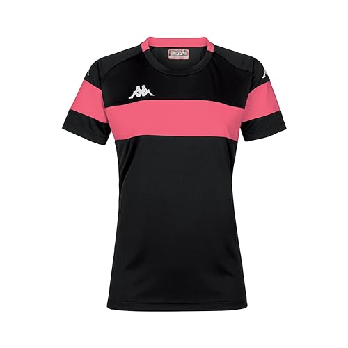 Kappa Damen DARETA T-Shirt, schwarz/pink, S von Kappa