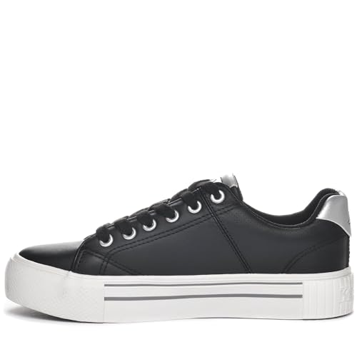 Kappa Damen Logo Tudy Gymnastikschuh, Black Grey Silver, 39 EU von Kappa